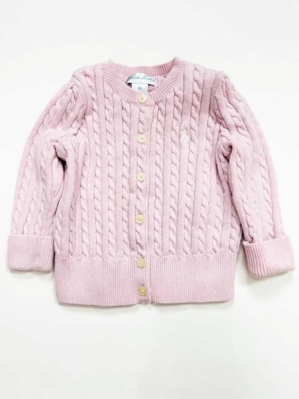 Ralph Lauren Cotton Cable-Knit Cardigan